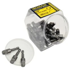 Eazypower Isomax 2 In. L X 3/8 In. SAE Ball Type Socket Adapters Socket Adapter 25 Pc