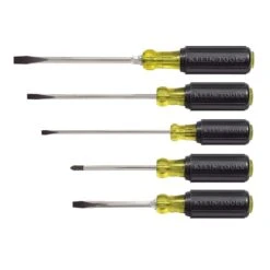 Klein Tools Cushion-Grip Screwdriver Set 5 Pc