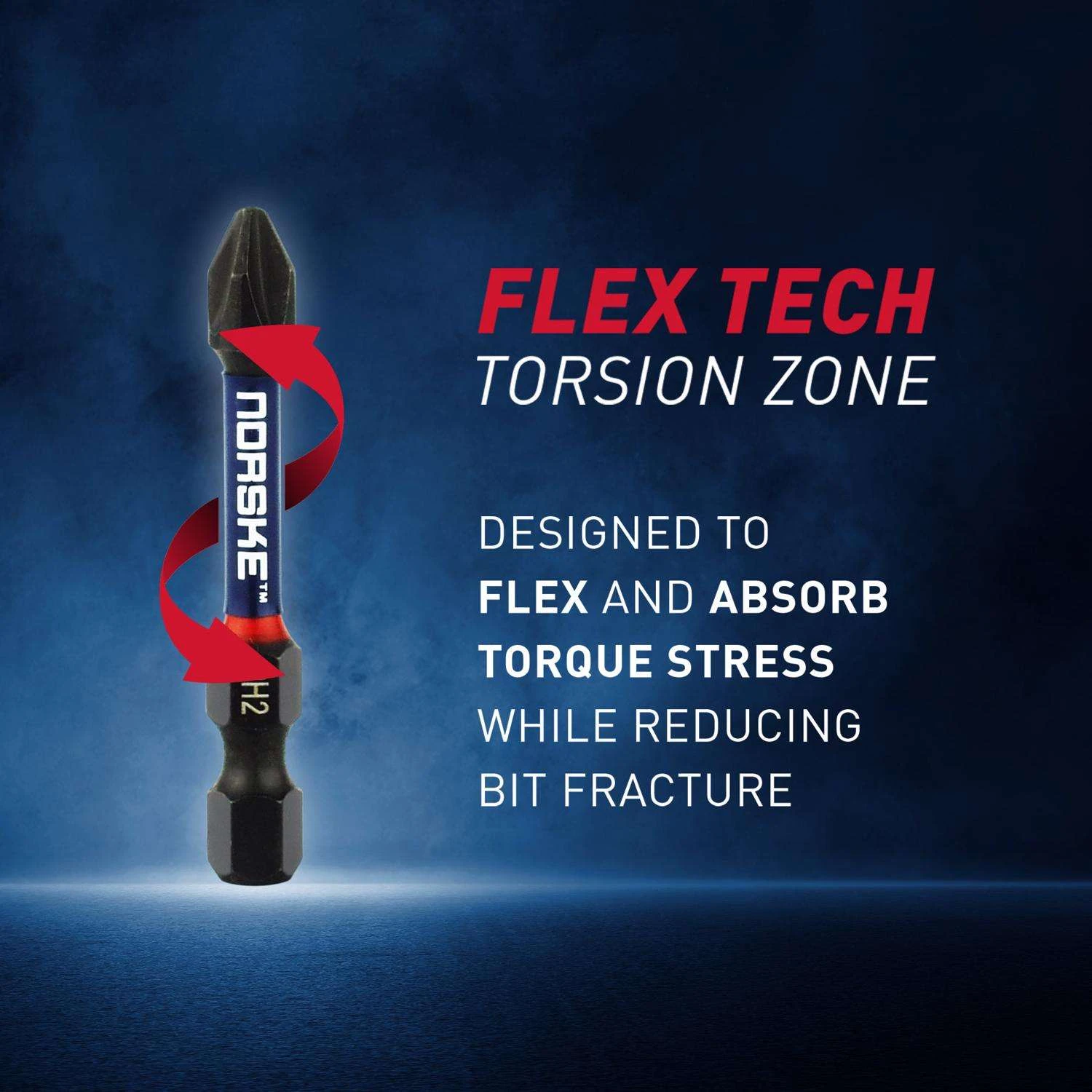 Norske Hex PH2 X 6 In. L Bit Clip S2 Tool Steel 3 Pk 4 Norske Hex PH2 X 6 In. L Bit Clip S2 Tool Steel 3 Pk - Image 2