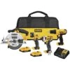DeWalt 20V MAX Cordless Brushed 4 Tool Combo Kit -DeWALT Outlet 49e7c977 a400 4198 9339 44bc1977502f