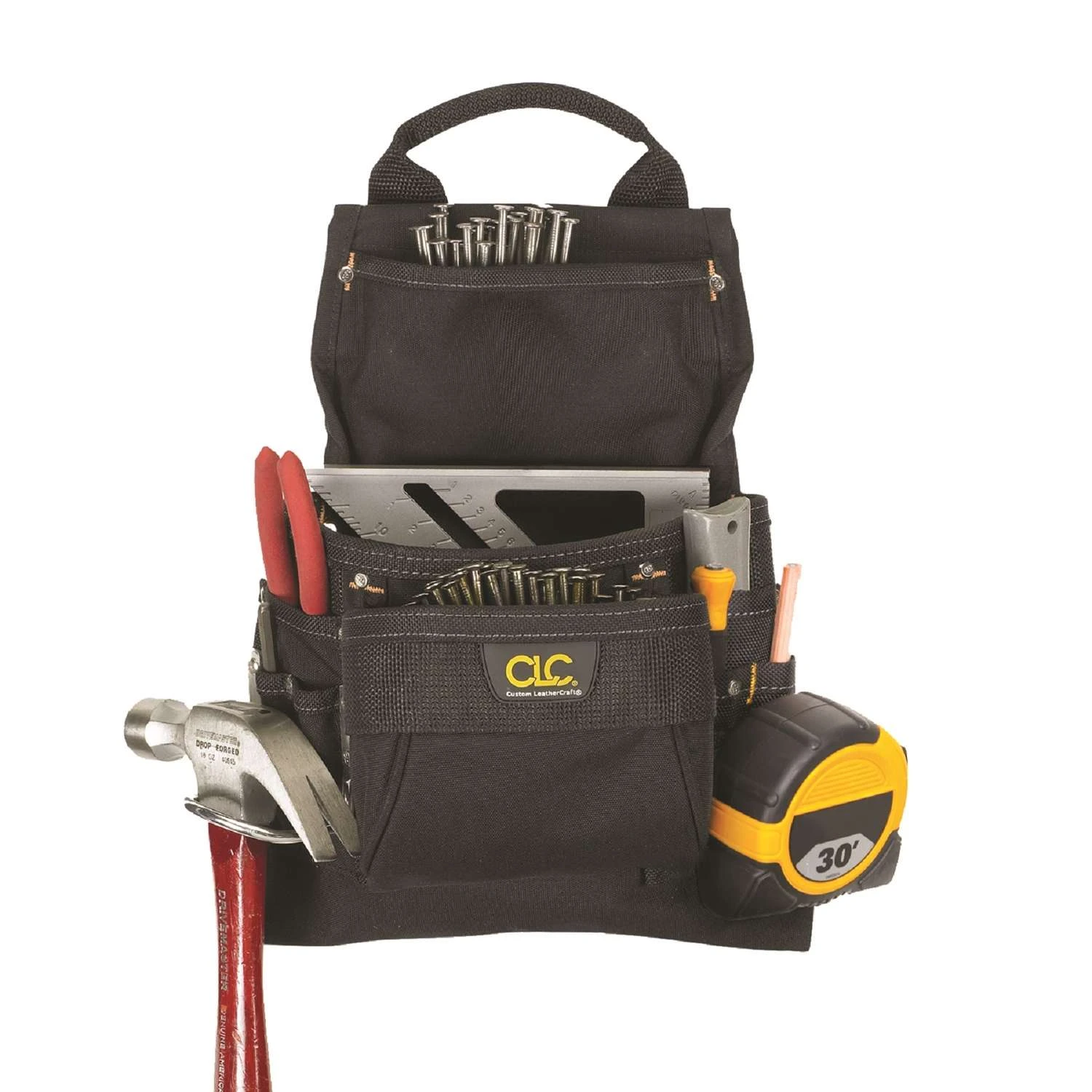 CLC 5 In. W X 15.25 In. H Ballistic Polyester Tool Bag 9 Pocket Black 1 Pc 4 CLC 5 In. W X 15.25 In. H Ballistic Polyester Tool Bag 9 Pocket Black 1 Pc - Image 2