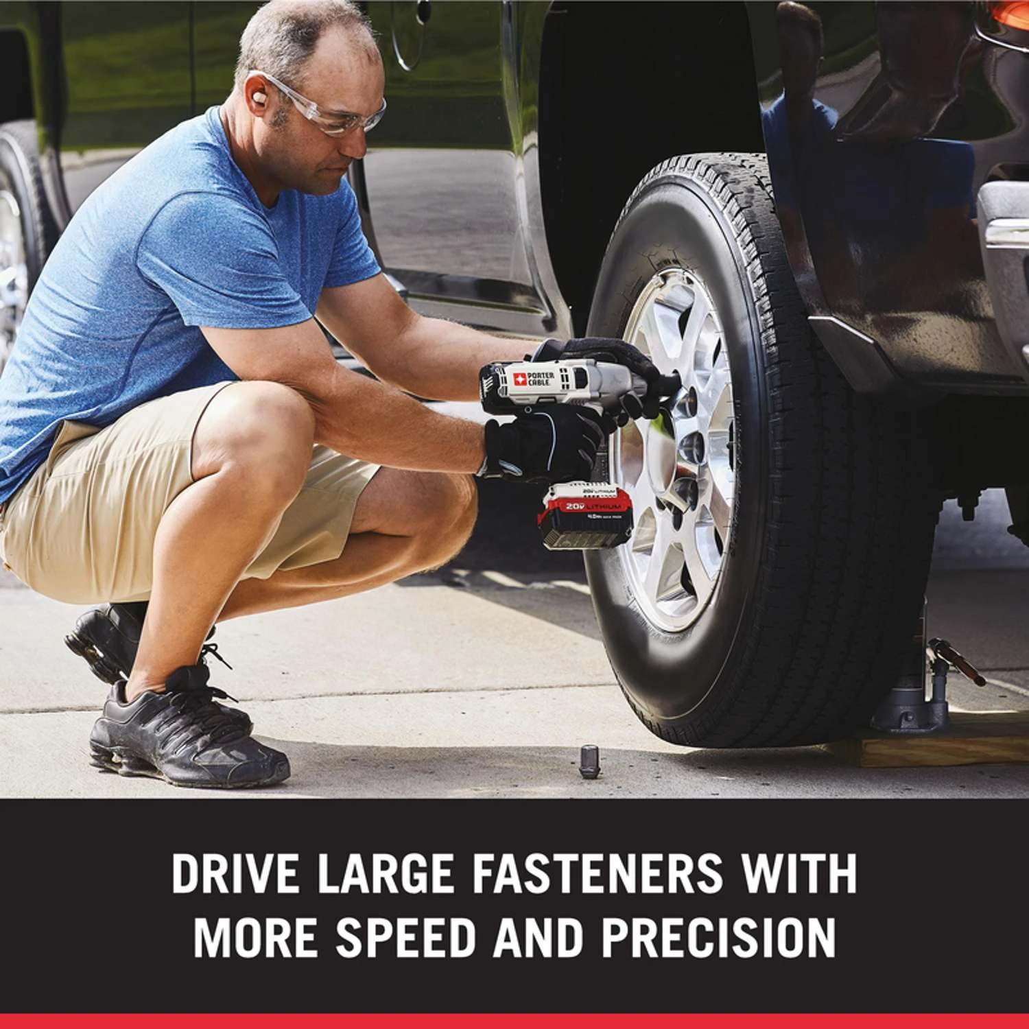 Porter Cable 20V 1/2 In. Cordless Brushed Impact Wrench Kit (Battery & Charger) 7 Porter Cable 20V 1/2 In. Cordless Brushed Impact Wrench Kit (Battery & Charger) - Image 5