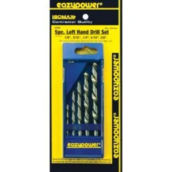 Eazypower Just Better Tools High Speed Steel Left Hand Drill Bit 5 Pc