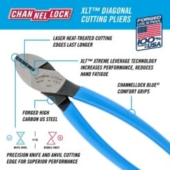 Channellock XLT 7 In. Steel Diagonal Pliers -DeWALT Outlet 4d488f0a 343d 4e95 927c 2716b28c1ca0