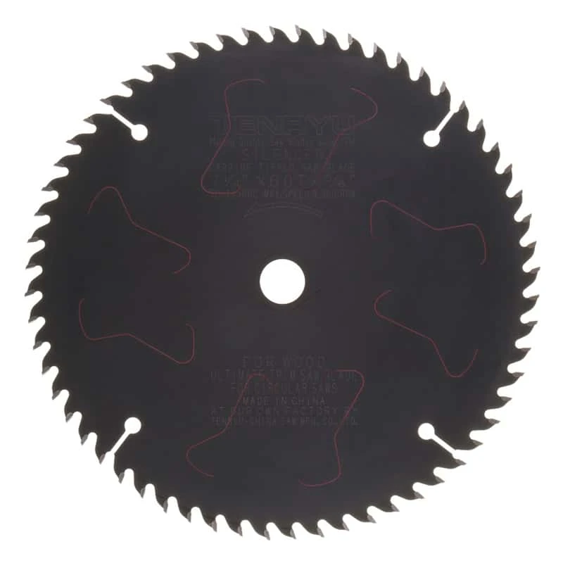 Tenryu 7-1/4 In. D X 5/8 In. PTFE Coated Trim Saw Blade 60 Teeth 1 Pc 3 Tenryu 7-1/4 In. D X 5/8 In. PTFE Coated Trim Saw Blade 60 Teeth 1 Pc