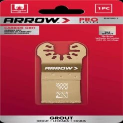 Arrow Pro 1-3/8 In. High Carbon Steel Semi-Circle Plunge Cut Oscillating Blade Multi-Material 1 Pc