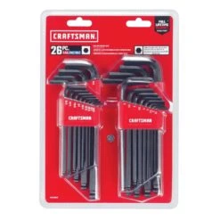 Craftsman Metric And SAE Long And Short Arm Ball End Hex Key Set 26 Pc -DeWALT Outlet 599d8ca3 b691 4275 89b4 c7744533e006