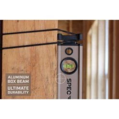 Spec Ops 48 In. Aluminum Magnetic Box Beam Level With Bungee -DeWALT Outlet 5c1a565c 0855 4846 86ac 0caab053123b