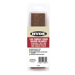 Hyde Steel Single Edge Razor Razor Blade 3/4 In. L 100 Pc