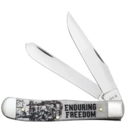 Case Trapper Knife Black/Silver 1 Pc