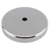 Magnet Source .375 In. L X 2.61 In. W Silver Round Base Magnet 65 Lb. Pull 1 Pc