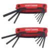 Craftsman Metric And SAE Fold-Up Hex Key Set 2 Pk -DeWALT Outlet 5e7e0713 bf7f 4e92 af13 a505457afced