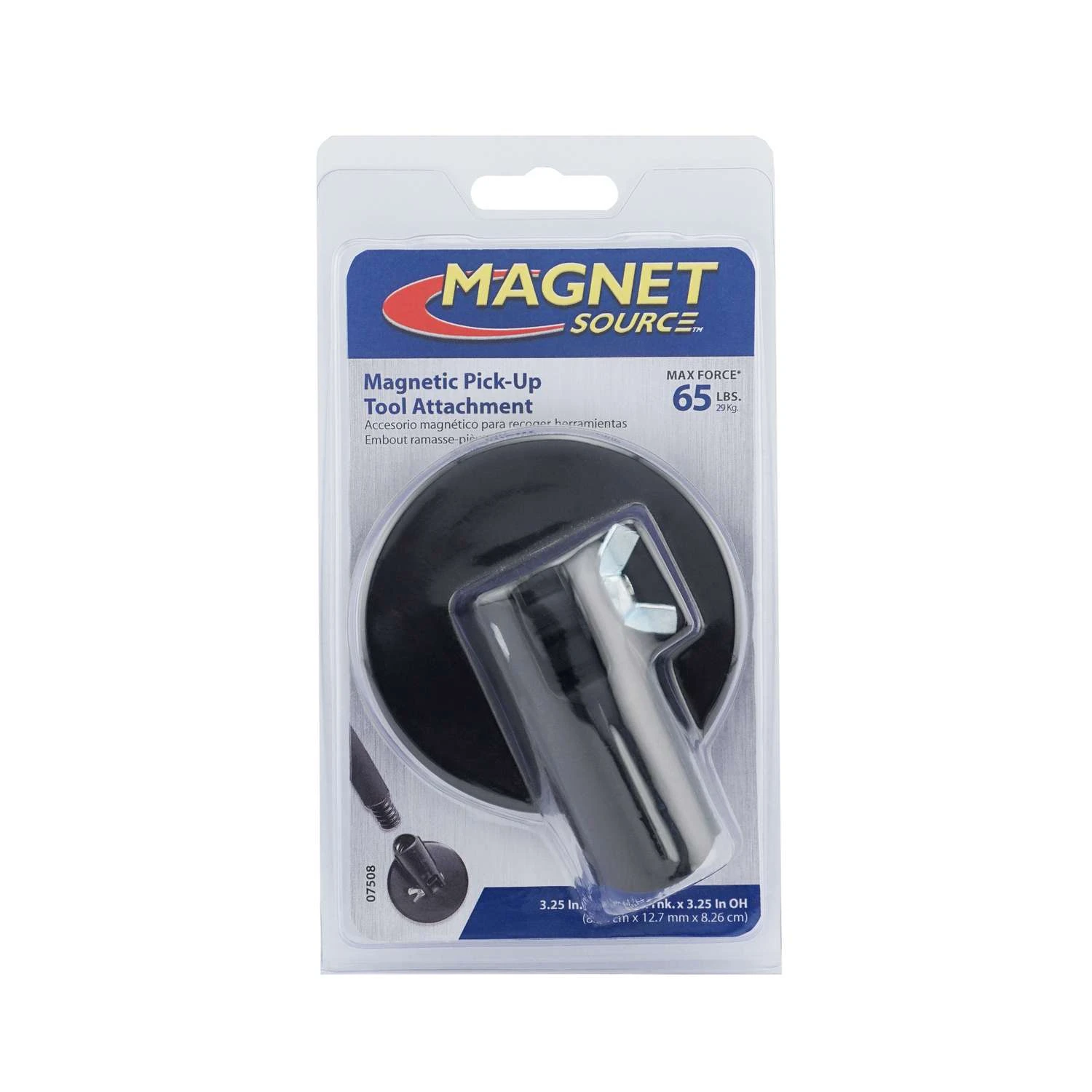 Magnet Source 3.25 In. Magnetic Pick-Up Tool Attachment 65 Lb. Pull 5 Magnet Source 3.25 In. Magnetic Pick-Up Tool Attachment 65 Lb. Pull - Image 3