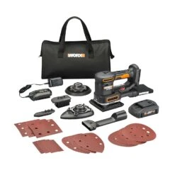 Worx 20V Power Share Sandeck Cordless 5-in-1 Multi-Sander Kit (Battery & Charger)