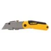 DeWalt 8-3/4 In. Folding Utility Knife Black/Yellow 1 Pk -DeWALT Outlet 64584480 d56b 41c5 a54d b1588c5b8a02