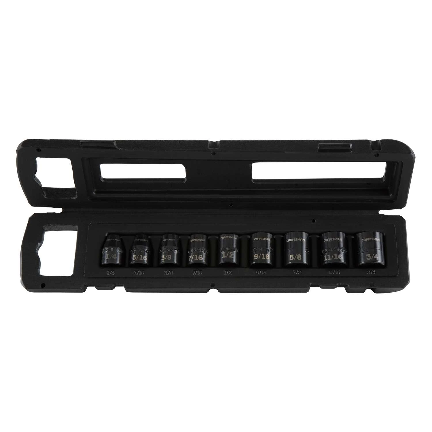 Craftsman 3/8 And 1/2 In. Drive SAE Socket Set 9 Pc 4 Craftsman 3/8 And 1/2 In. Drive SAE Socket Set 9 Pc - Image 2