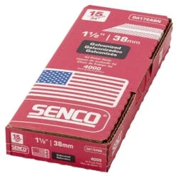 Senco 1-1/2 In. 15 Ga. Angled Strip Galvanized Finish Nails 34 Deg 4000 Pk -DeWALT Outlet 6595a0d8 d496 4a41 9e64 d36b148a3324