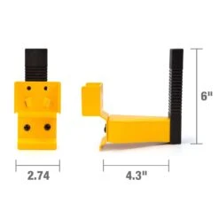 DeWalt 5.5 In. W X 6.25 In. H Cord Minder Bracket Set Steel Black/Yellow -DeWALT Outlet 6610cf6b 6411 4aca 8b83 de8218a07283