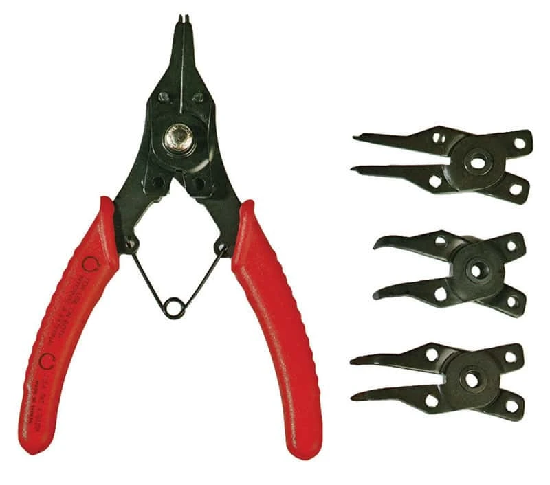 Ace 6 In. Carbon Steel Snap Ring Pliers Set 3 Ace 6 In. Carbon Steel Snap Ring Pliers Set