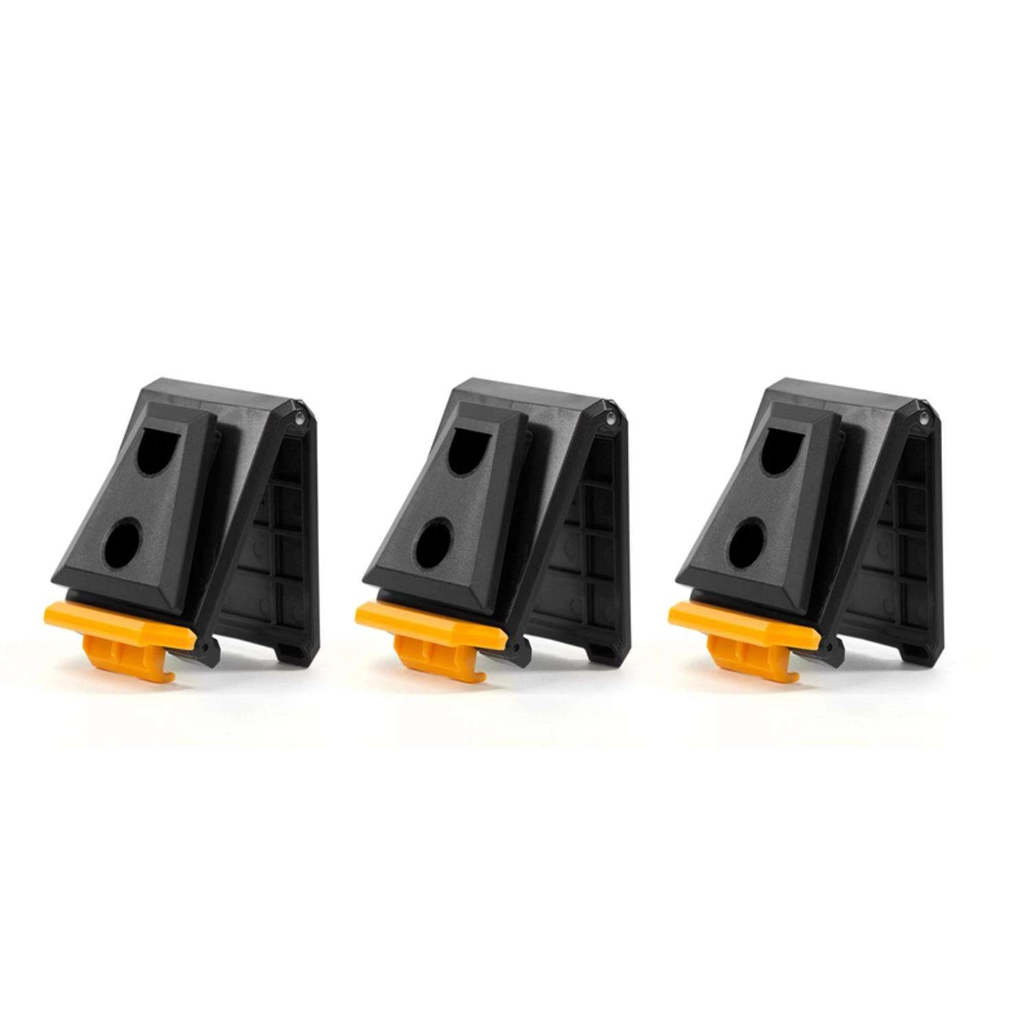 ToughBuilt 7.3 In. W X 6.2 In. H X 1.00 In. D Bracket Set Plastic Black/Yellow 3 ToughBuilt 7.3 In. W X 6.2 In. H X 1.00 In. D Bracket Set Plastic Black/Yellow