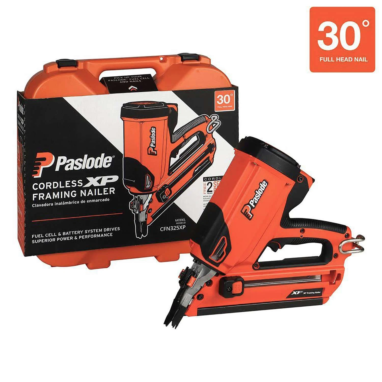 Paslode XP Cordless 30 Deg Framing Nailer Kit (Battery & Charger) 4 Paslode XP Cordless 30 Deg Framing Nailer Kit (Battery & Charger) - Image 2