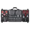 Apollo Tools 1 In. X 1/4 And 3/8 In. Drive Metric And SAE 6 Point Mechanic's Tool Set 101 Pc