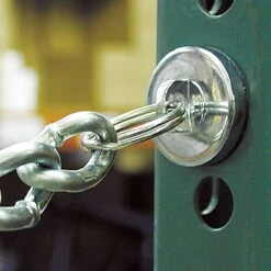 Magnet Source 1-1/8 In. L X 0.25 In. W Silver Round Magnet With Ring 35 Lb. Pull 1 Pc -DeWALT Outlet 6d590008 bd7e 4fb7 b057 ee8208ecd551