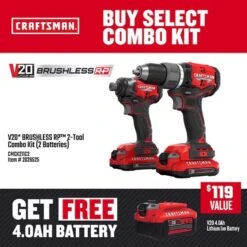 Craftsman V20 Brushless RP Cordless 2 Tool Combo Kit -DeWALT Outlet 71bd8cf4 9571 45b9 95fc d3ded3fba9e8