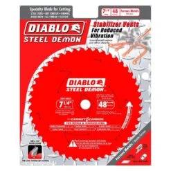 Diablo Steel Demon 7-1/4 In. D X 5/8 In. Cermet Metal Saw Blade 48 Teeth 1 Pk 6 Diablo Steel Demon 7-1/4 In. D X 5/8 In. Cermet Metal Saw Blade 48 Teeth 1 Pk -DeWALT Outlet 72ac7b5a fffe 4284 ae6b af01beac86f9