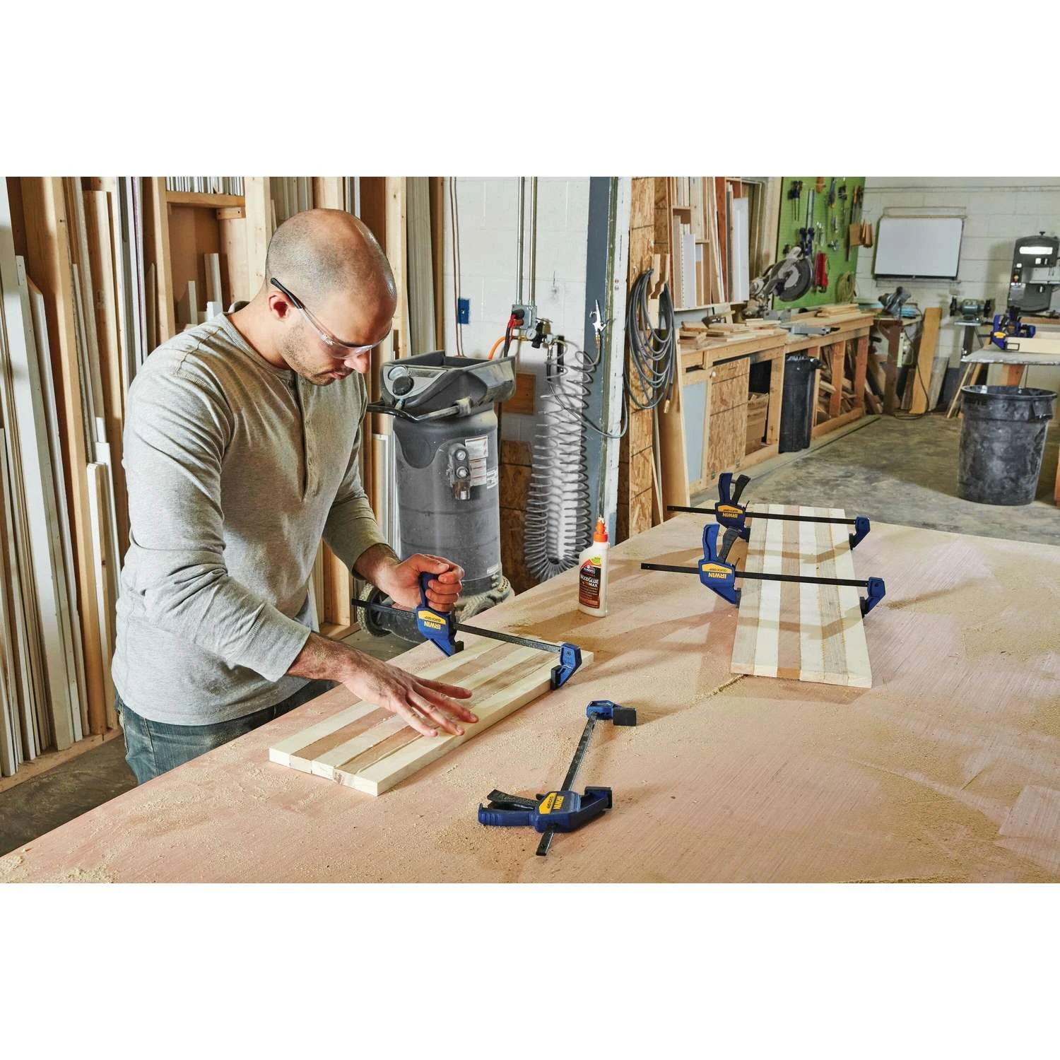 Irwin Quick-Grip 6 In. X 2-7/16 In. D Bar Clamp 100 Lb 6 Irwin Quick-Grip 6 In. X 2-7/16 In. D Bar Clamp 100 Lb - Image 4