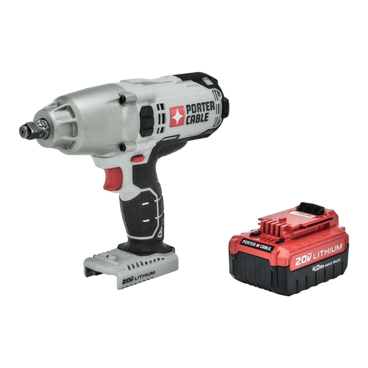 Porter Cable 20V 1/2 In. Cordless Brushed Impact Wrench Kit (Battery & Charger) 5 Porter Cable 20V 1/2 In. Cordless Brushed Impact Wrench Kit (Battery & Charger) - Image 3