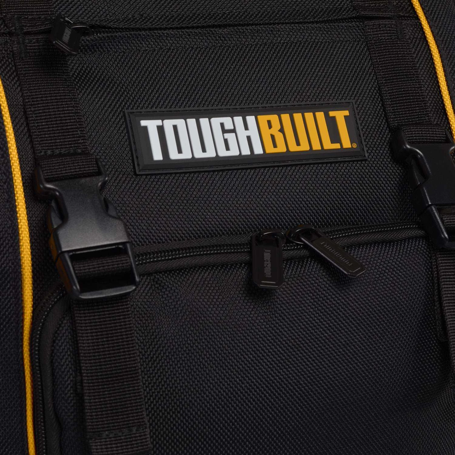 ToughBuilt 8.27 In. W X 18.5 In. H Nylon/Polyester Backpack Tool Bag 31 Pocket Black/Orange 1 Pc 12 ToughBuilt 8.27 In. W X 18.5 In. H Nylon/Polyester Backpack Tool Bag 31 Pocket Black/Orange 1 Pc - Image 10