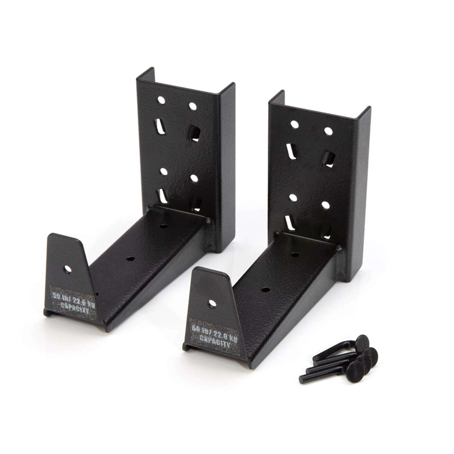 DeWalt 6 In. H Upright Cantilever Bracket Set Steel Black 3 DeWalt 6 In. H Upright Cantilever Bracket Set Steel Black