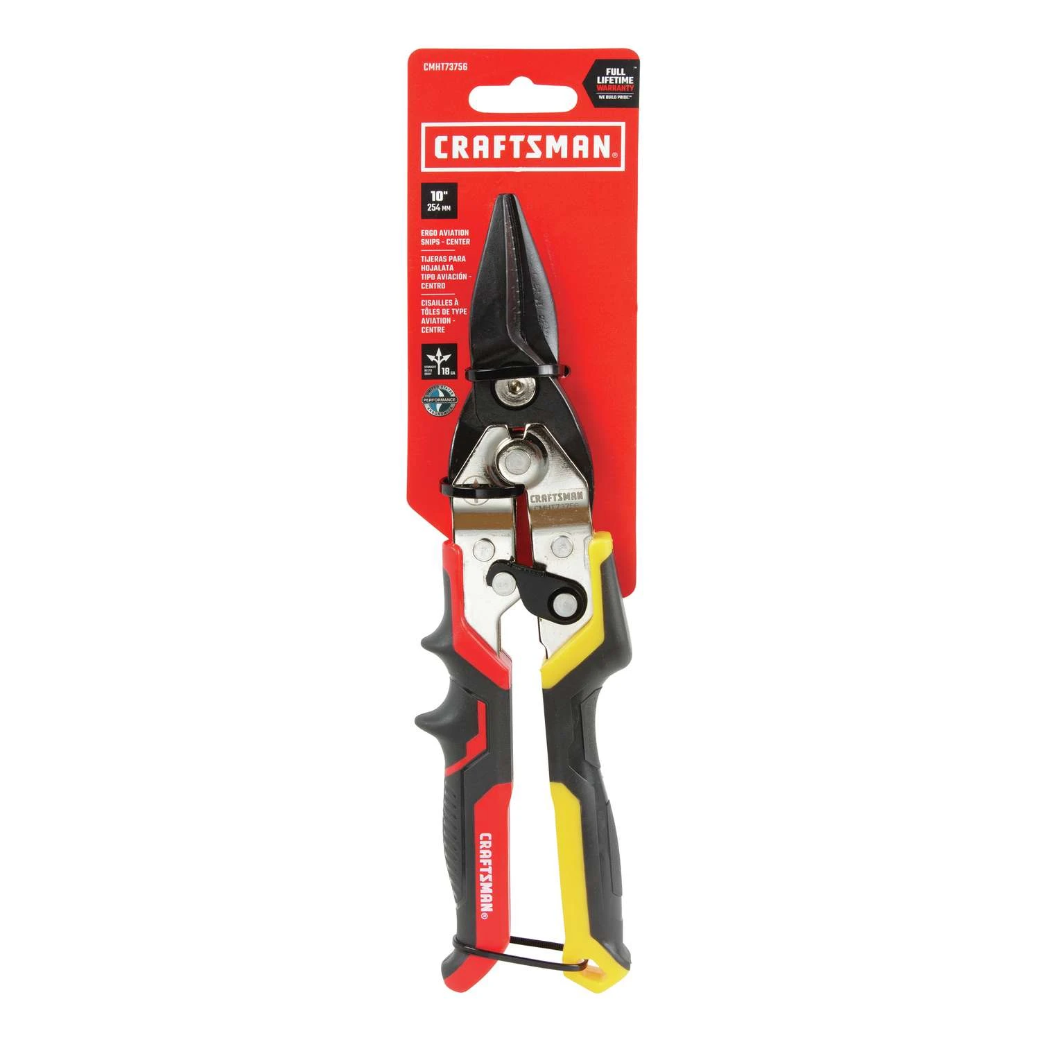 Craftsman 12.1 In. Stainless Steel Straight Aviation Snips 22 Ga. 1 Pk 5 Craftsman 12.1 In. Stainless Steel Straight Aviation Snips 22 Ga. 1 Pk - Image 3