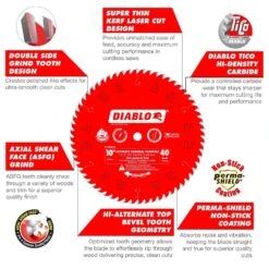 Diablo Ultimate GP 10 In. D X 5/8 In. TiCo Hi-Density Carbide Circular Saw Blade 40 Teeth 1 Pk 8 Diablo Ultimate GP 10 In. D X 5/8 In. TiCo Hi-Density Carbide Circular Saw Blade 40 Teeth 1 Pk -DeWALT Outlet 803c3991 0a13 4bc2 8f5b c695a7301941