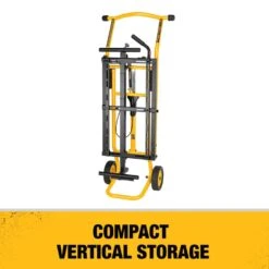 DeWalt Metal 98 In. L X 32-1/2 In. H X 59.5 In. W Miter Saw Stand Yellow 1 Pc -DeWALT Outlet 81b57e23 0e8e 4389 9d73 cd7615d3fb52