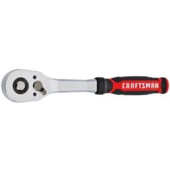 Craftsman Low Profile 1/2 In. Drive Bi-Material Ratchet 72 Teeth