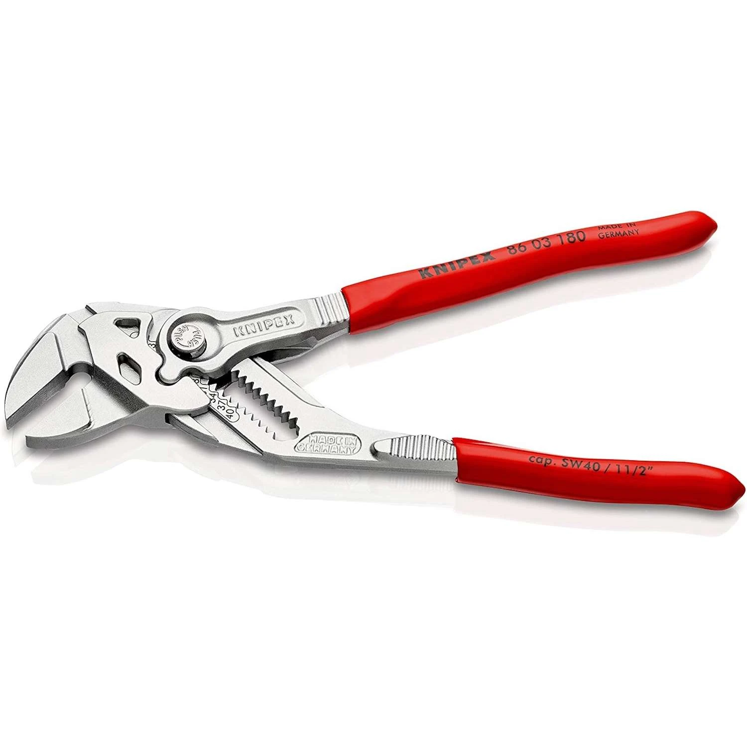 Knipex 7-1/4 In. Chrome Vanadium Steel Smooth Jaw Pliers Wrench 4 Knipex 7-1/4 In. Chrome Vanadium Steel Smooth Jaw Pliers Wrench - Image 2