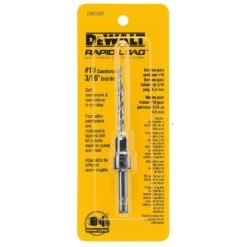 DeWalt Rapid Load #10 X 3/16 In. D High Speed Steel Countersink And Drill Set 1 Pc