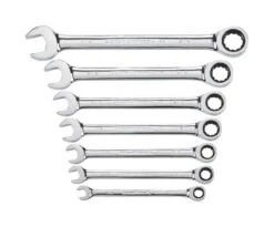GEARWRENCH 12 Point SAE Ratcheting Combination Wrench Set 7 Pc