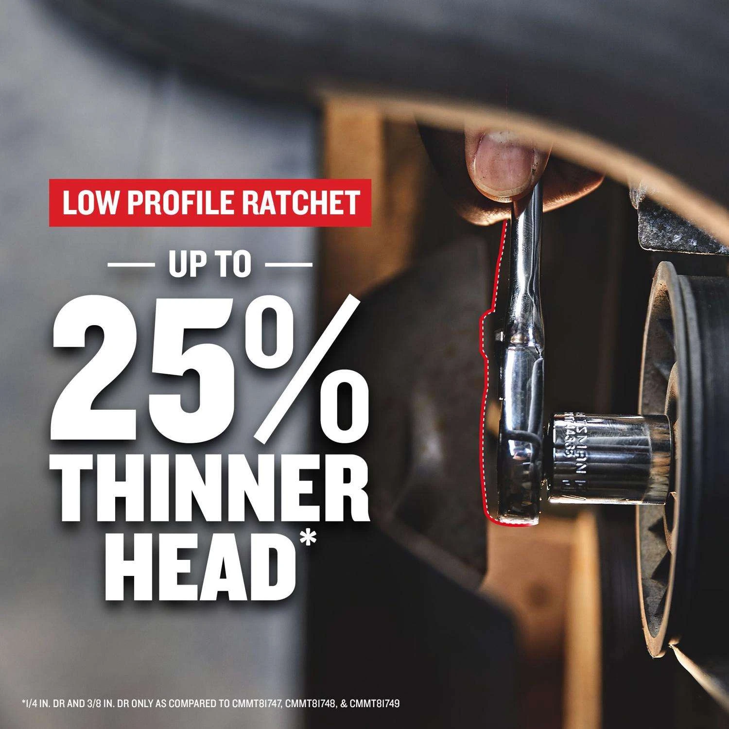 Craftsman 3/8 In. Drive Metric 6 Point Socket And Ratchet Set 11 Pc 6 Craftsman 3/8 In. Drive Metric 6 Point Socket And Ratchet Set 11 Pc - Image 4