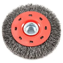 Forney 4 In. Crimped Wire Wheel Brush Metal 15000 Rpm 1 Pc -DeWALT Outlet 8b6d5782 58c7 4519 beab 2356131d5127
