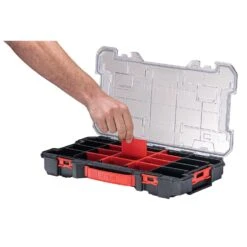 Craftsman VersaStack 9.84 In. W X 2.73 In. H Small Parts Bin Plastic 20 Compartments Black/Red -DeWALT Outlet 8c2651aa 36db 410c b72d 7d4bb4c35d29