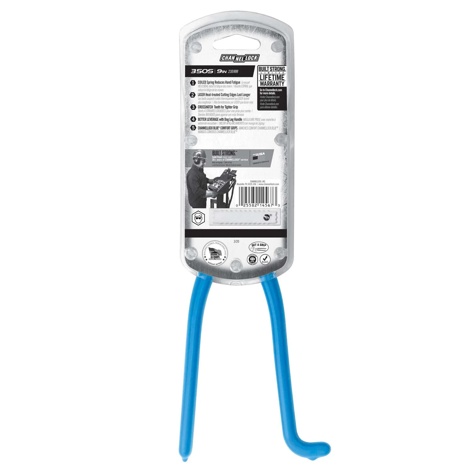 Channellock 8.75 In. Carbon Steel Ironworker's Cutting Pliers 6 Channellock 8.75 In. Carbon Steel Ironworker's Cutting Pliers - Image 4