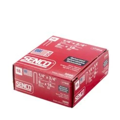 Senco 1/4 In. W X 3/4 In. L 18 Ga. Narrow Crown Finish Staples 5000 Pk -DeWALT Outlet 91232d71 1706 47b5 8605 5d079188785c