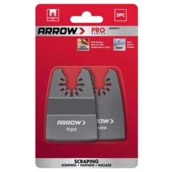 Arrow Pro High Carbon Steel Semi-Circle Scraper Blade Set Multi-Material 1 Pc