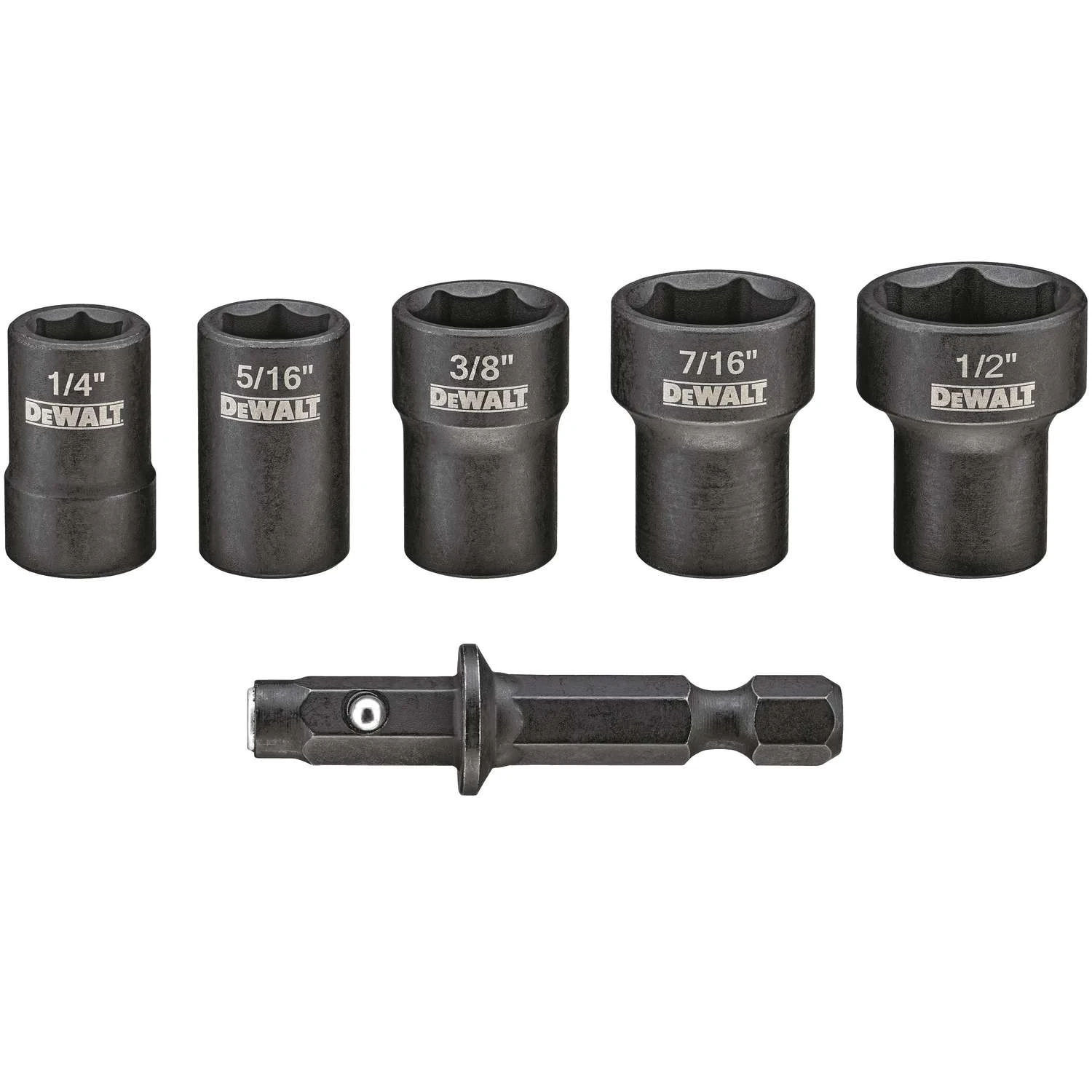 DeWalt Detatchable Nut Driver Set Black Oxide 5 Pc 6 DeWalt Detatchable Nut Driver Set Black Oxide 5 Pc - Image 4