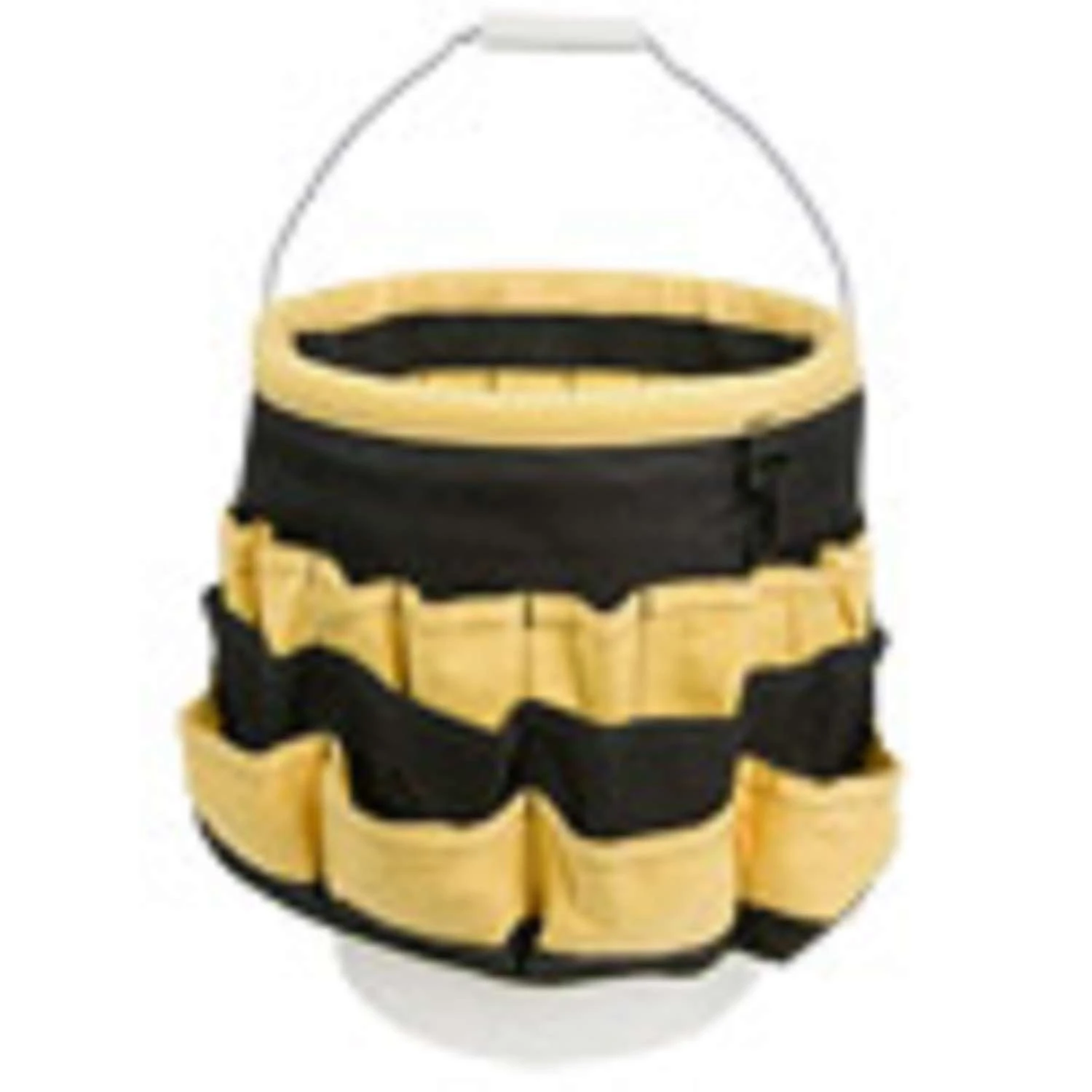 CLC 3.25 In. W X 13 In. H Polyester Bucket Organizer 61 Pocket Black 1 Pc 5 CLC 3.25 In. W X 13 In. H Polyester Bucket Organizer 61 Pocket Black 1 Pc - Image 3