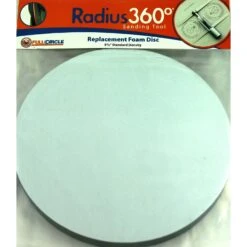 Full Circle Radius 360° 8-3/4 In. D Fabric/Foam Replacement Pad 1200 Rpm 1 Pc
