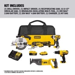 DeWalt 20V MAX Cordless Brushed 5 Tool Combo Kit -DeWALT Outlet 9c3ac5b2 783b 4cda 94f3 16c4ad36b349